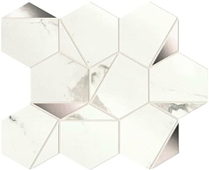 Atlas Concorde Marvel Shine Statuario Supremo Platino Hex Shiny 25.1x29 / Атлас Конкорд Марвел Шайн Статуарио Супрэмо Платино Хех Шайн 25.1x29 